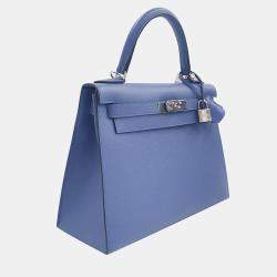 Pre Owned Hermes Outstitch Kelly 28 Bag