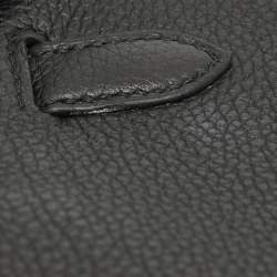 Pre Owned Hermes Noir Togo Leather Gold Finish Kelly Retourne 28 Bag