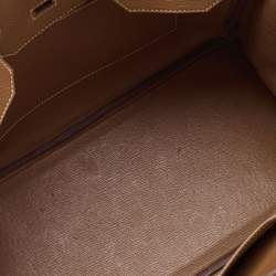 Hermes Gold Togo Leather Gold Finish Birkin 35 Bag