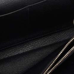 Hermès Noir Matte Alligator Mississippiensis Kelly To Go Wallet