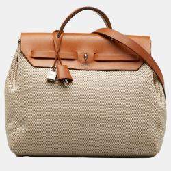Hermes Beige/Brown Herbag