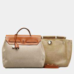 Hermes Beige/Brown Herbag