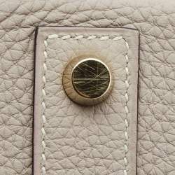 Hermès Gris Tourterelle Togo Leather Gold Finish Birkin 40 Bag