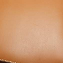 Pre Owned Hermes Naturel Vache Leather Gold Finish Kelly Sellier 35 Bag