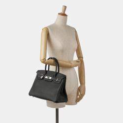 Pre Owned Hermes Black Togo Birkin 30