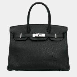 Pre Owned Hermes Black Togo Birkin 30