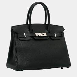 Pre Owned Hermes Black Togo Birkin 30