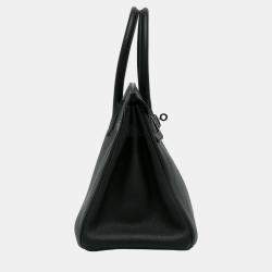 Pre Owned Hermes Black Togo Birkin 30