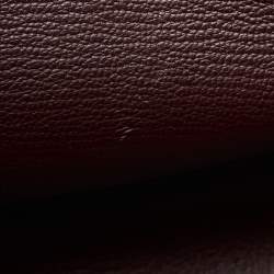 Pre Owned Hermes Bordeaux Togo Leather Palladium Finish Birkin 40 Bag