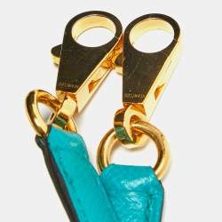 Hermes Bleu Paon Epsom Leather Gold Finish Kelly Sellier 32 Bag