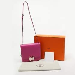 Hermes Magnolia Evercolor Leather Palladium Finish 2002 - 20 Bag