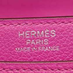 Hermes Magnolia Evercolor Leather Palladium Finish 2002 - 20 Bag