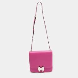 Hermes Magnolia Evercolor Leather Palladium Finish 2002 - 20 Bag