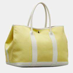 Hermes Yellow Toile Garden Party TPM