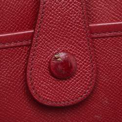 Pre Owned Hermes Vermillon Epsom Leather Evelyne II GM Bag