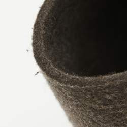 Pre Owned Hermes Ebene Feutre and Swift Leather Picotin Lock 18 Bag