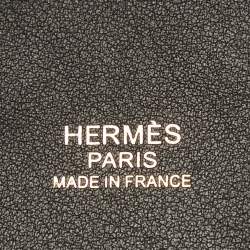 Pre Owned Hermes Ebene Feutre and Swift Leather Picotin Lock 18 Bag