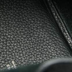Pre Owned Hermes Noir Taurillon Clemence Leather Picotin Lock 18 Bag