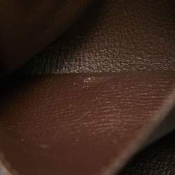 Pre Owned Hermes Cacao Togo Leather Gold Finish Kelly Retourne 35 Bag