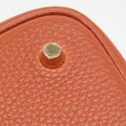 Pre Owned Hermès  Cuivre Taurillon Clemence Leather Picotin Lock 22 Bag