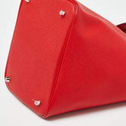 Hermes Rouge Coeur/Blue Du Nord/Rouge H Epsom Leather Picotin Lock 22 Bag