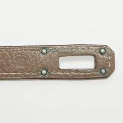 Hermes Taupe Chevre Leather Kelly Classic Wallet