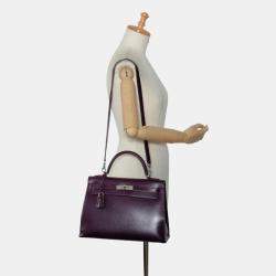 Hermes Purple 2002 Veau Graine Lisse Kelly Sellier 32