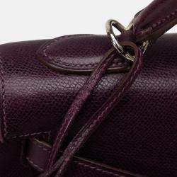 Hermes Purple 2002 Veau Graine Lisse Kelly Sellier 32