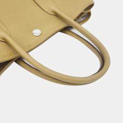 Hermes Beige Negonda Leather Garden Party 30 Tote Bag