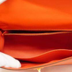 Hermes Red Epsom Leather Kelly 25 Tote Bag