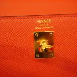 Hermes Red Epsom Leather Kelly 25 Tote Bag