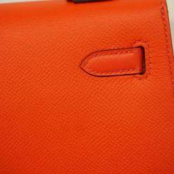 Hermes Red Epsom Leather Kelly 25 Tote Bag