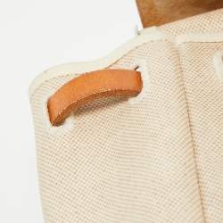 Hermes Natural Canvas and Leather 2-in-1 Herbag Backpack