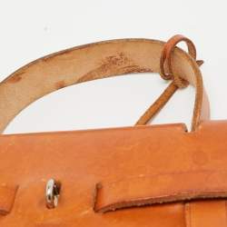 Hermes Natural Canvas and Leather 2-in-1 Herbag Backpack