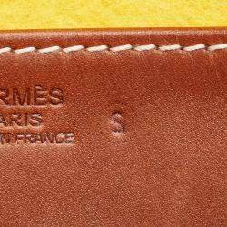 Hermes Navy Blue Cabas Camail Tote Bag