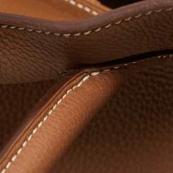 Hermes Gold Togo Leather Gold Finish Birkin 35 Bag