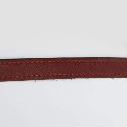 Pre Owned Hermes Rouge H Evercolor Leather Kelly Danse Palladium Finish Bag