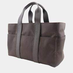 Hermes Brown Canvas Acapulco handbag bag