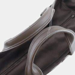 Hermes Brown Canvas Acapulco handbag bag