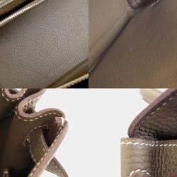 Hermes Etoupe Togo Kelly 28 Handbag