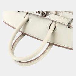 Pre Owned Hermes Beton Swift Leather Birkin 25 Bag