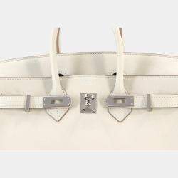Pre Owned Hermes Beton Swift Leather Birkin 25 Bag