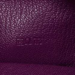 Hermes Anemone Chevre Mysore Leather Bearn Gusset Wallet