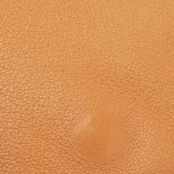 Pre Owned Hermes Toffee/Lime Taurillon Novillo Leather Opli 28 Bag