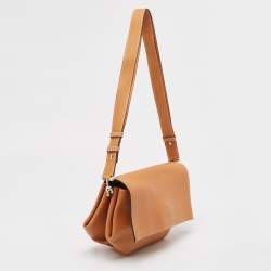 Pre Owned Hermes Toffee/Lime Taurillon Novillo Leather Opli 28 Bag