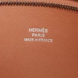 Pre Owned Hermes Gold Swift Leather L'Epopee Backpocket Pouch