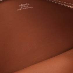 Pre Owned Hermes Gold Swift Leather L'Epopee Backpocket Pouch