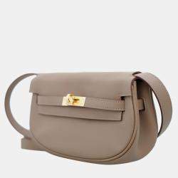 Hermes Brown Swift Leather Kelly Moove Bag