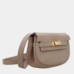 Hermes Brown Swift Leather Kelly Moove Bag