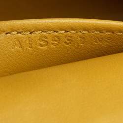 Hermès Jaune Ambre Epsom Leather Gold Finish Mini Kelly II Sellier 20 Bag